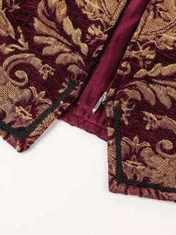 Robe de velours royale et noble de style Renaissance idéale pour un GN médiéval ou un cosplay d'Halloween.