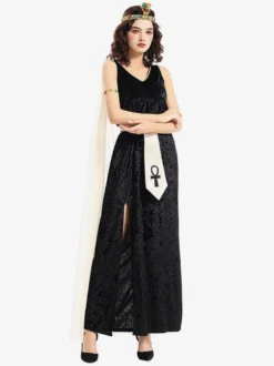 Robe longue châle de déesse égyptienne