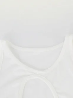 Robe longue sexy sans manches à découpes pour soirée 2026