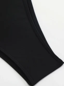 Robe midi de plage à manches longues en résille avec ensemble bikini dos nu assorti