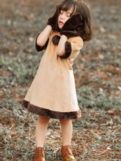 Robe Noël Kaki Déguisement Enfant Costumes De Vacances De Noël