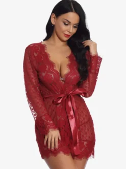 Robes Ceinture Transparente Lingerie Sexy