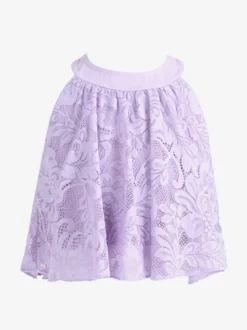 Robes de danse latine violet ensemble pour filles haut en Polyester jupe vêtements de danse