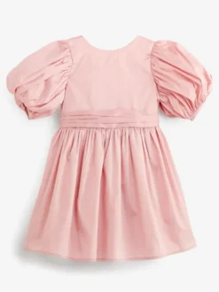 Robes de demoiselle d'honneur de mariage Robes pour occasions spéciales Rose pâle Manches courtes Nœuds