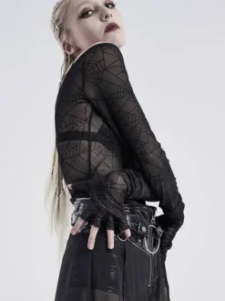 Robes Gothiques Lolita Imprimé Python Vert Noir