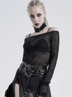 Robes Gothiques Lolita Imprimé Python Vert Noir