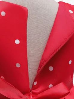 Robe Tunique Noël En Fibre De Polyester Robe De Soirée De Cadeaux Noël Rouge