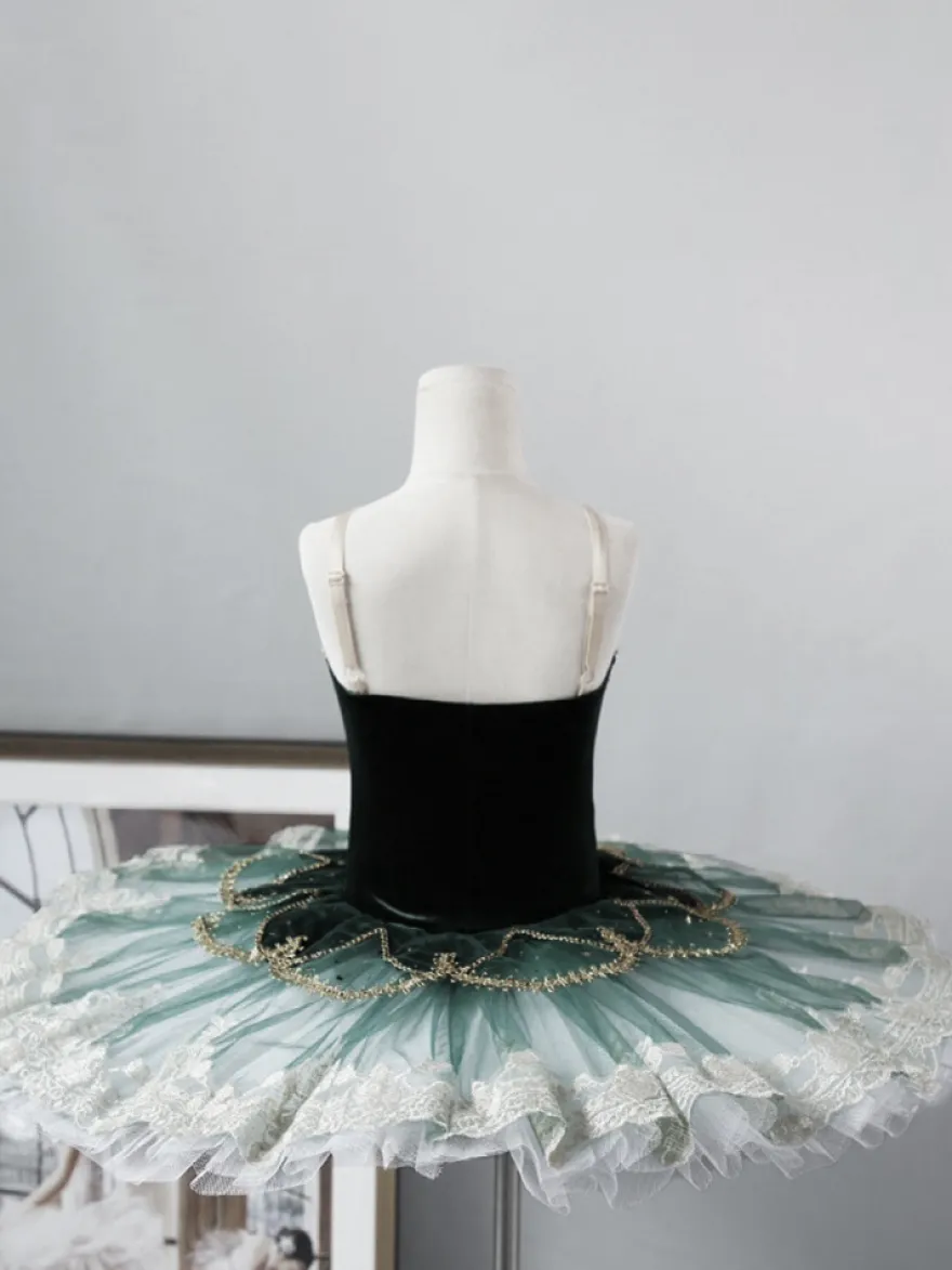 Robe tutu de ballet pour filles jupe de princesse en tulle moelleux costume du Lac des cygnes pour récital et cours de ballet