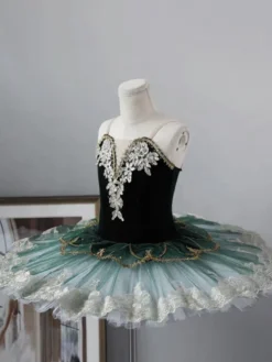 Robe tutu de ballet pour filles jupe de princesse en tulle moelleux costume du Lac des cygnes pour récital et cours de ballet