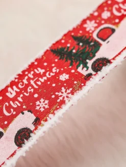 Ruban De Noël Rouge Accessoires De Vacances De Noël Rouges