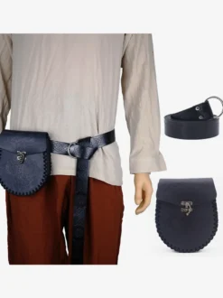 Sac Accessoires De Costume Steampunk Noir Rétro Vintage Hommes