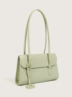 Sac baguette en similicuir pour femme sac à bandoulière fin 2026