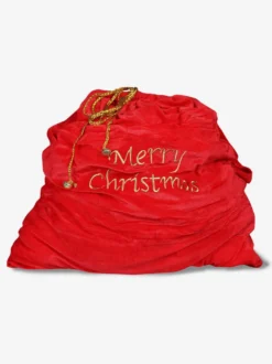 Sac Cadeau De Noël Rouge Accessoires De Cosplay Père Noël Déguisement