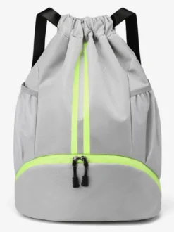 Sac À Dos De Sport Hommes En Salle En Glissière Éclaire Poches Décontracté