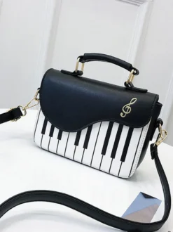 Sac doux Lolita épaule Noir Sac en cuir Synthétique Lolita Accessoires Déguisements Halloween