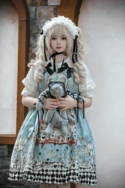 Sac gothique Lolita avec nœuds en Spandex blanc sac à bandoulière en dentelle et fibre de Polyester accessoires Lolita