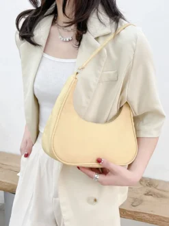 Sac Hobo en Nylon Sac à Bandoulière Léger Pour Femme 2026