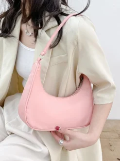 Sac Hobo en Nylon Sac à Bandoulière Léger Pour Femme 2026