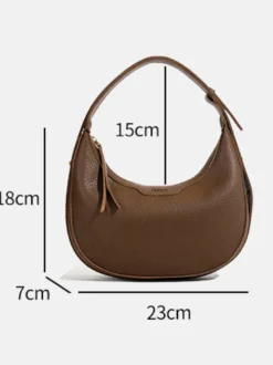 Sac Hobo en similicuir Crescent Sac à bandoulière pour femme 2026