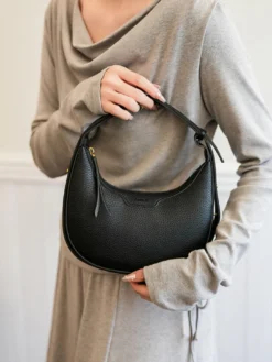 Sac Hobo en similicuir Crescent Sac à bandoulière pour femme 2026