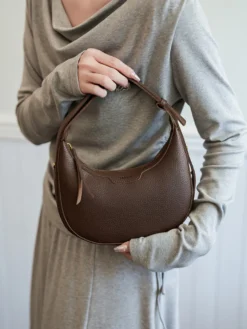 Sac Hobo en similicuir Crescent Sac à bandoulière pour femme 2026