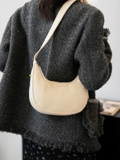 Sac Hobo en similicuir Crescent Sac à bandoulière pour femme 2026