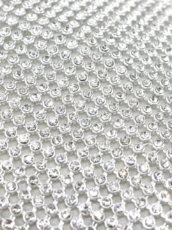Sac à main mariage argent brillante