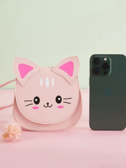 Sac Sweet Lolita en cuir PU rouge sac bandoulière en cuir PU chat accessoires Lolita