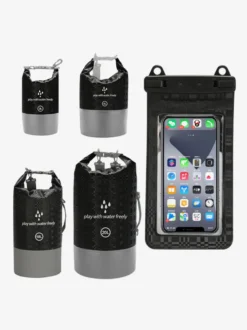Sac étanche 2 en 1 à fermeture enroulable avec étui étanche pour téléphone assorti