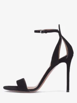 Sandales blanches à talons hauts bout ouvert talons aiguilles chaussures de bal