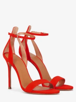 Sandales blanches à talons hauts bout ouvert talons aiguilles chaussures de bal