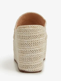 Sandales compensées à plateforme et bout ouvert pour femme