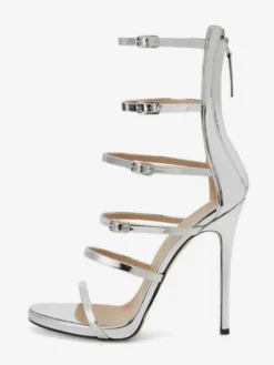 Sandales de fête pour femmes chaussures habillées à talons hauts à lanières