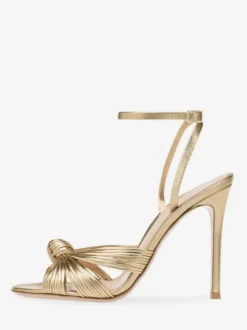 Sandales de Soirée à Talons Hauts avec Bout Ouvert Femme Unicolore