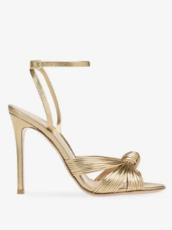 Sandales de Soirée à Talons Hauts avec Bout Ouvert Femme Unicolore