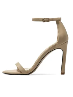 Sandales en cuir PU à talon aiguille pour femmes