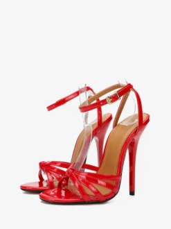 Sandales femme talon haut boucle réglable