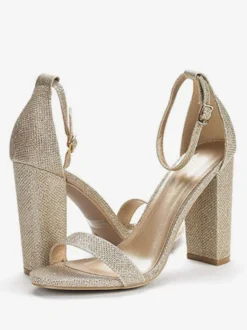 Sandales femme talon épais boucle rélale