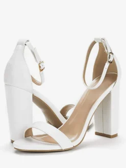 Sandales femme talon épais boucle rélale