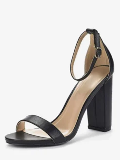 Sandales femme talon épais boucle rélale