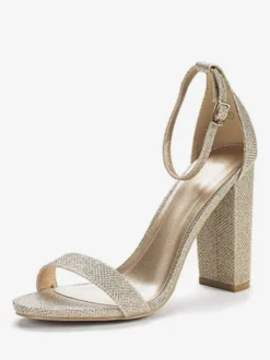 Sandales femme talon épais boucle rélale