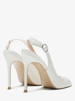 Sandales noires à talons hauts bout ouvert et talon aiguille chaussures habillées