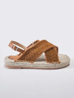 Sandales Plates Pour Femmes Sandales De Plage Bout Rond À Lacets Sandales