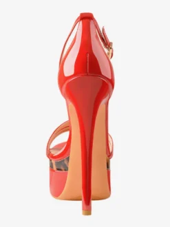 Sandales sexy à plateforme et talons hauts pour hommes