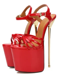 Sandales sexy talon haut plateforme chaussures pole danse