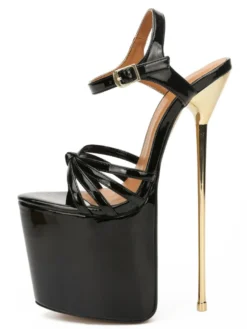 Sandales sexy talon haut plateforme chaussures pole danse