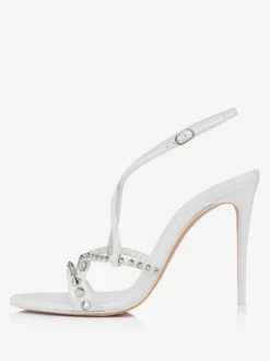 Sandales à talons hauts et à bout ouvert pour femmes