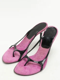 Sandales à talons hauts pour femmes mules à brides et talons aiguilles