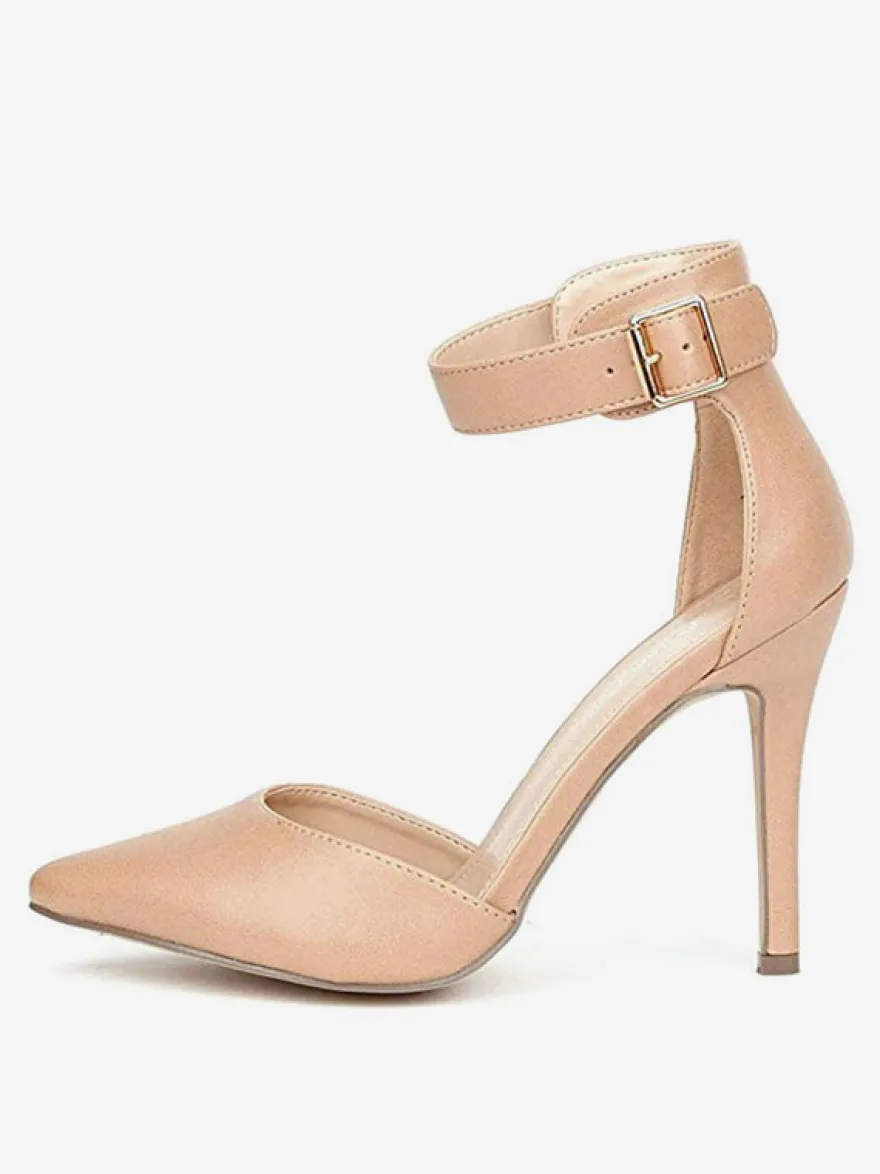 Sandales à talons Sandales Talon aiguille bleu Bout pointu Terry