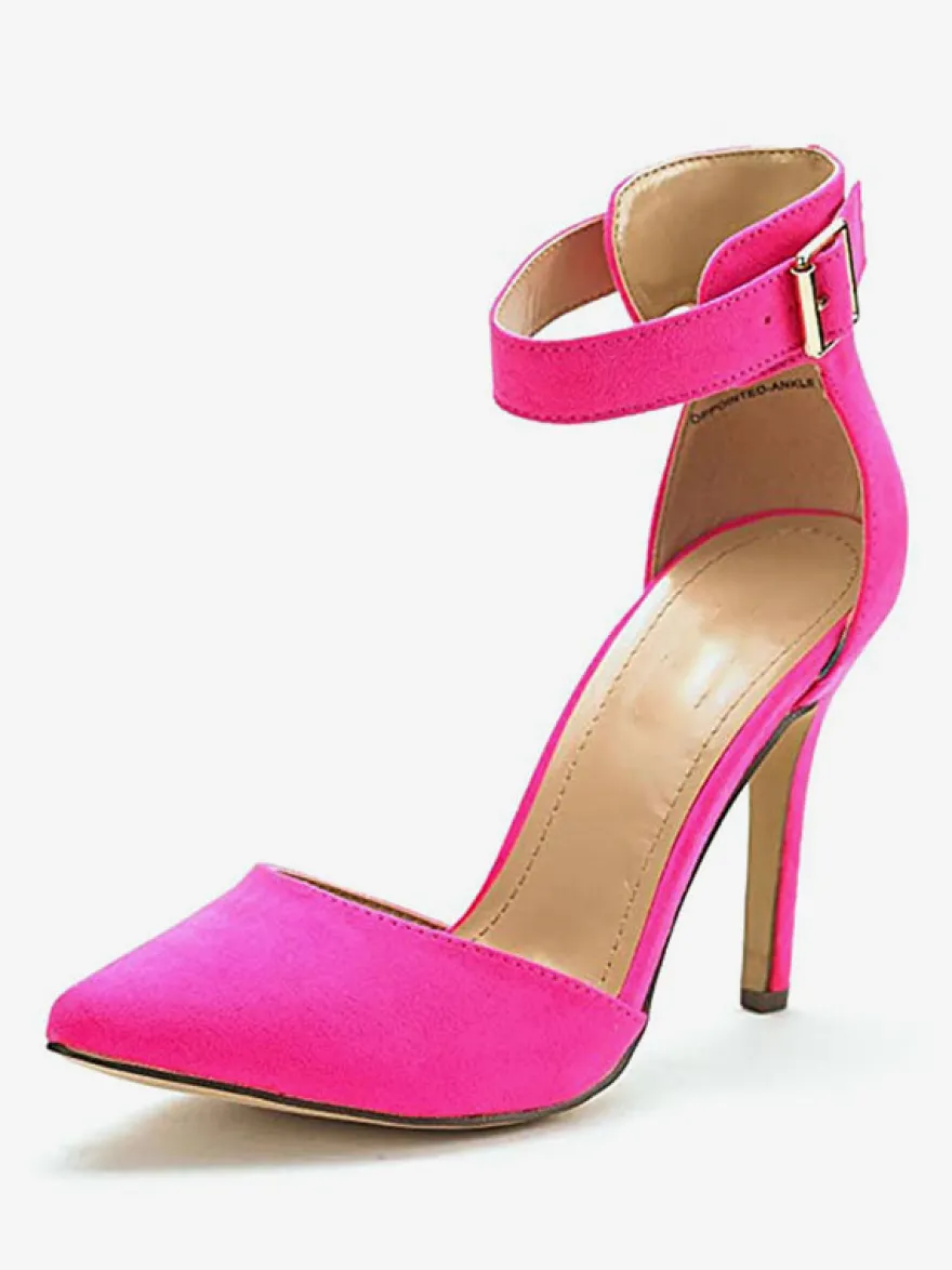 Sandales à talons Sandales Talon aiguille bleu Bout pointu Terry